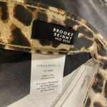 Veronica Beard  Tan Black Coated Leopard Mid Rise Brooke Skinny Jeans Size 6/28 Photo 10