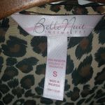 Belle Nuit Intimates S Leopard Wrap Negligee Black Photo 5