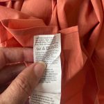 Madewell Peach  Linen Blend Midi Skirt Sz 4 Cottagecore Coastal Earthy, Clean Photo 10