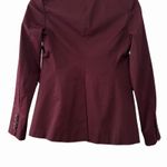 Body by Victoria Womens Tailored Blazer Burgundy Size 4 Quiet Luxury Workwear Red Photo 9