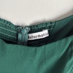 Reformation  Sienne Emerald Midi Short Sleeves Dress 2 Photo 7