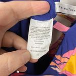 Trina Turk Purple&Pink Floral Breeze Plunging V One Piece Swimsuit Sz.14 Photo 12