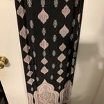 Boohoo ⭐️ Black Mandala Maxi Dress Off Shoulder S Photo 2