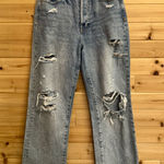 Pistola  28/6 High Rise Cassie Distressed Raw Edge Hem Hemp Cotton Blend Jeans Photo 0