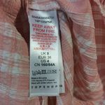 Topshop Pink Gingham Puff Sleeve Shorts Romper Size 4 Photo 7