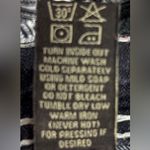 Love Nation  6 Western Layered Denim Black Lace Skirt Slip Photo 12