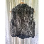 Calvin Klein  Women's Reversible Plaid Faux Fur Zip Up Dual Pockets Vest XL Photo 3