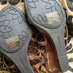 *5/$25 sale* Brass color strappy heeled sandals sz 9 NEW Gold Photo 3