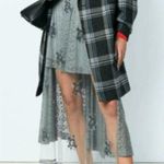 Stella McCartney embellished lace high low skirt Gray size 10 Photo 3