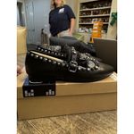 Ash Beatnik Leather Flat Women's Size 36 US 6 Mary Jane's Studded Whimsy Goth Photo 4
