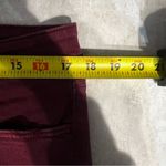 American Eagle  Deep Red Burgundy Distressed High Rise Jeggings Photo 7