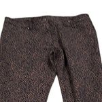 J. McLaughlin Stretchy Brown Black Blue Print Pants 8 Photo 3