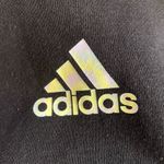 Adidas  Black & Tie Dye Logo Crew Cropped Sweatshirt Photo 5