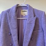 L'Agence L’AGENCE Brooke Double Breasted Crop Blazer in Lavender Sz 2 Photo 5