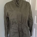 L.L. Bean Classic Utility Jacket Coat Olive Army Green Women's Size Medium Photo 0