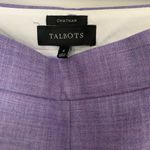 Talbots Chatam Pants Purple Violet Heather Photo 1
