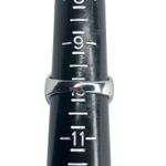 Silver and Black Boho Ring with Stone Photo 6