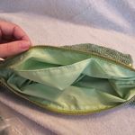 Rhinestone Hobo Shoulder Evening Bag With Tie Strap In Light Green Photo 4