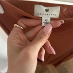 Socialite Mid Rise Silk Skirt Photo 1