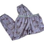 Victoria's Secret  VS Pajama Jogger PJ Pants Women S Reindeer Purple Lounge Photo 0
