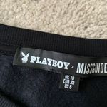 Missguided Playboy Cropped Sweatshirt Photo 4