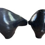 Vintage Paogoni Florence Leather Bow Pumps Pointed Kitten Heels Classic 8 Narrow Black Photo 3