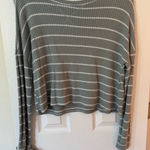 Charlotte Russe Striped waffle top Photo 0