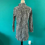 Brooks Brothers  Liberty Blue Paisley Print 100% Cotton Long Sleeve Dress Size M Photo 2
