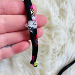 California Waves  Black Floral Flouncy Bralette M Photo 3