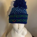 Vintage Knitted Crochet Hats Unisex Men Women Winter Fashion Warm Cozy Soft Hat Blue Photo 0
