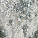 Mac Duggal 67539 Sea Mist Embellished Illusion V Neck Long Sleeve Gown 14 $698 Photo 6