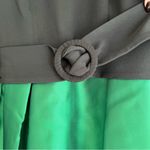 Sachin + Babi NWT  Desdemona Gown Emerald and Black Embellished Neckline Size 4 Photo 8