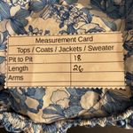 Gap Milkmaid Floral Top Blue XLT Photo 7