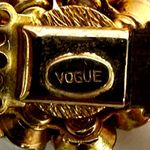 Vogue vintage white beaded triple strand choker necklace White Photo 7