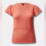 Torrid - Everyday Soft Pullover Pointelle Sweater Size 00 Photo 0