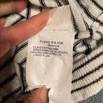 Max Mara EUC S'  black and cream striped tailored linen cardigan Photo 5