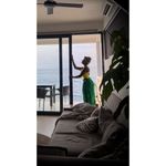 ROSIE ASSOULIN Women's Yellow Green Wrap Sarong Scoop Neck Beach Dress Size 6 Photo 11