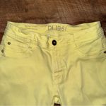 DL1961  Toni High Rise Crop 4-Way Stretch Yellow Jeans Photo 5