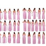 Lulus  Always Stunning Convertible Bridesmaid Burgundy Dress Size XS Photo 9