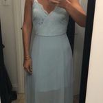 Light Blue Formal Maxi Dress Size 6 Photo 0