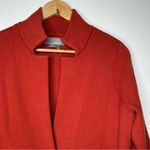 Anthropologie  Rust One Button Sweater Jacket Size Small Photo 2