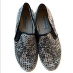 Steve Madden EROS natural snakeskin with studs slip on sneakers Photo 1