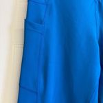 Zyia  Royal Blue Willow Light N Tight Hi-Rise Crop Legging Size‎ 4 With Pockets Photo 2