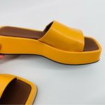 Alohas Janice Platform Sandals‎ Slides Orange Svegan 90s Y2K EU41 10 Photo 9