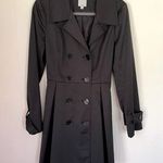 Halogen Black Belted Peacoat Jacket ~ Pockets, Button Closure ~ Women’s Size S Photo 0
