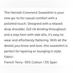 LuLaRoe  Hannah crewneck sweatshirt. Hunter/ Forrest Green. Size Small Photo 8