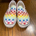 Vans Classic Rainbow Slip-On Checkerboard Photo 2