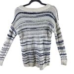 Calvin Klein  Jeans Striped Round Neck Long Sleeve Chunky Knit Sweater Size S Photo 1