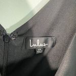 Lulus Black V-neck Surplice Sleeveless Chiffon Maxi Dress 3X Bridesmaid Wedding Photo 5