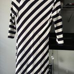 Tory Burch Striped Dress With Logo On Arm Photo 0